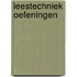 Leestechniek oefeningen