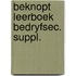 Beknopt leerboek bedryfsec. suppl.