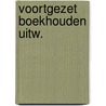 Voortgezet boekhouden uitw. by Prange