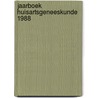 Jaarboek huisartsgeneeskunde 1988 door Onbekend