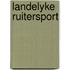 Landelyke ruitersport
