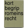 Kort begrip romeins recht door Heide