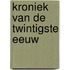 Kroniek van de twintigste eeuw