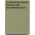 Nederlands-deens deens-ned. woordenboeken
