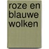 Roze en blauwe wolken