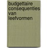 Budgettaire consequenties van leefvormen by Sandra Kemp