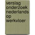 Verslag onderzoek nederlands op werkvloer