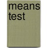 Means test by Unknown