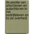 De positie van allochtonen en autochtonen in het bedrijfsleven en bij de overheid