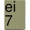 EI 7 door A.J. Zeelenberg