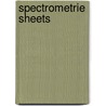 Spectrometrie sheets door Wiebe Braam