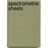 Spectrometrie sheets by Wiebe Braam