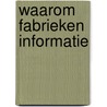 Waarom fabrieken informatie door Onbekend