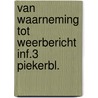 Van waarneming tot weerbericht inf.3 piekerbl. door Onbekend