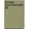 Schaap mini-informatie 26 door Onbekend