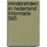 Minderehden in nederland informatie 565 door Onbekend