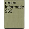 Reeen informatie 263 door Onbekend