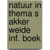 Natuur in thema s akker weide inf. boek by Jongman