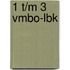 1 t/m 3 Vmbo-LBK