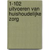 1-102 Uitvoeren van huishoudelijke zorg door A. Peek