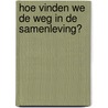 Hoe vinden we de weg in de samenleving? door F.F.O. Holzhauer