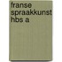 Franse spraakkunst hbs a