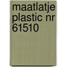 Maatlatje plastic nr 61510 by Unknown