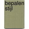 Bepalen stijl door Doevendans