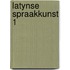 Latynse spraakkunst 1