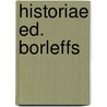 Historiae ed. borleffs by Tacitus