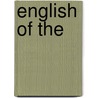 English of the by Ostyn