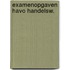 Examenopgaven havo handelsw.