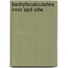 Bedryfscalculaties voor spd uitw. door Govaerts