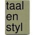 Taal en styl