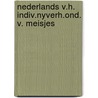 Nederlands v.h. indiv.nyverh.ond. v. meisjes by Unknown