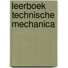 Leerboek technische mechanica door Cooke