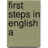 First steps in english a door Zoomermeyer