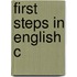 First steps in english c