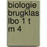 Biologie brugklas lbo 1 t m 4