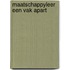 Maatschappyleer een vak apart