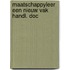 Maatschappyleer een nieuw vak handl. doc