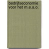 Bedrijfseconomie voor het m.e.a.o. by J.C.M. Gruijters