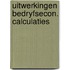 Uitwerkingen bedryfsecon. calculaties