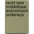 Recht voor middelbaar economisch onderwys