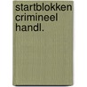 Startblokken crimineel handl. door Dekker