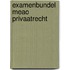 Examenbundel meao privaatrecht