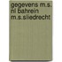 Gegevens m.s. nl bahrein m.s.sliedrecht