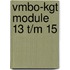 Vmbo-KGT module 13 t/m 15