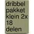 Dribbel pakket klein 2x 18 delen