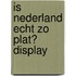 Is Nederland echt zo plat? display